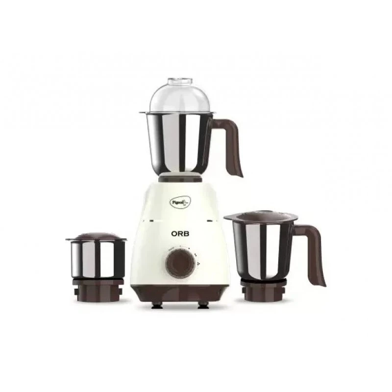 Pigeon Mixer Grinder ORB 15597 (3 Jars, White) 750 Watts