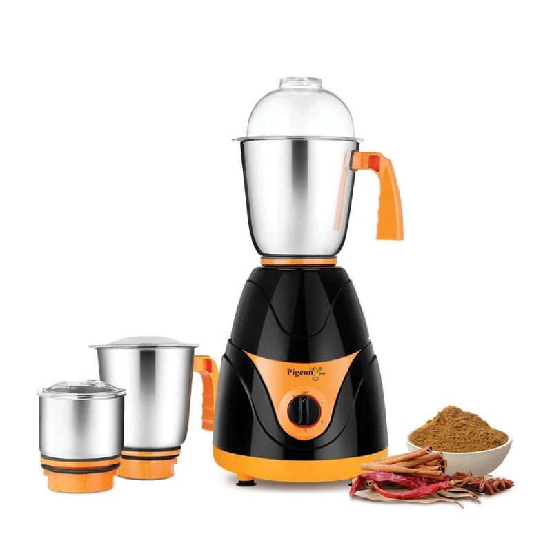 Pigeon Black Pearl 12652 Mixer Grinder Polycarbonate -750 Watt's