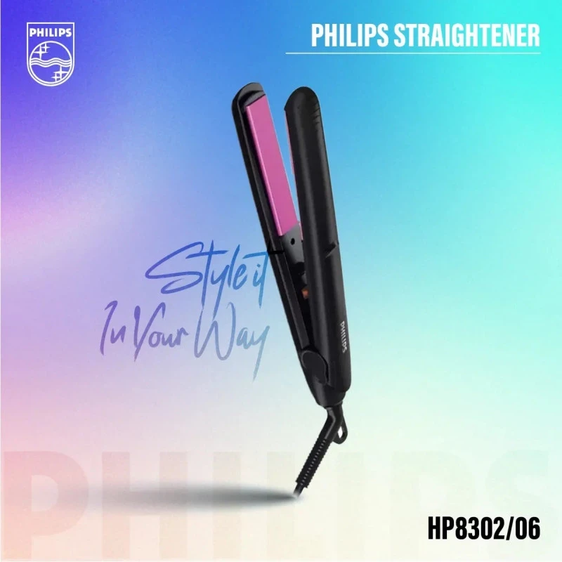 Philips HP8302/06 Essential Selfie Straightener (Black)