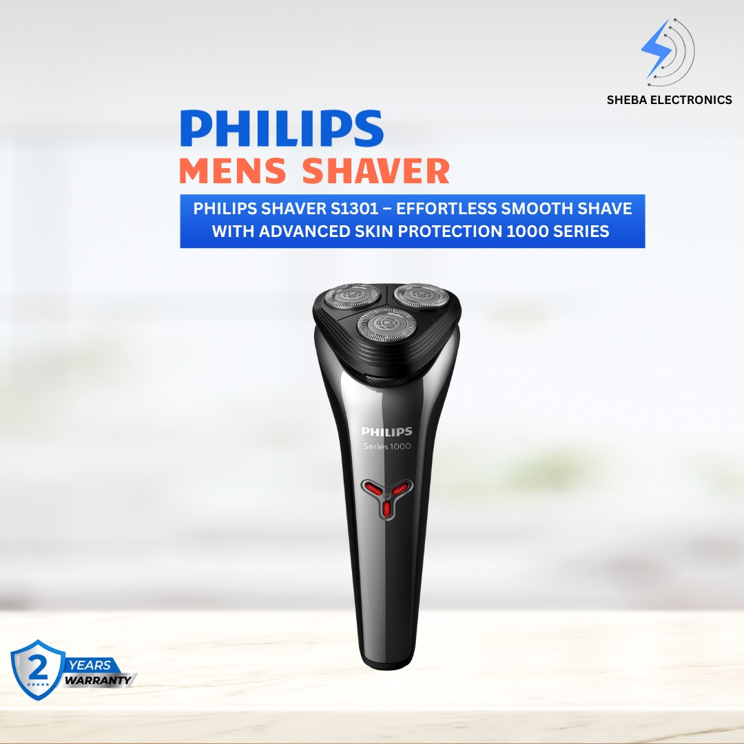 Philips Shaver Series 1000 S1301/02 – Effortless Smooth Shave with Advanced Skin Protection