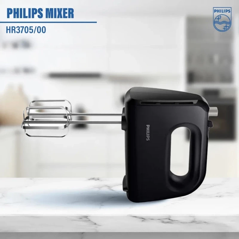 Philips HR3705/10 Daily Hand Mixer 300W 5-Speed Black