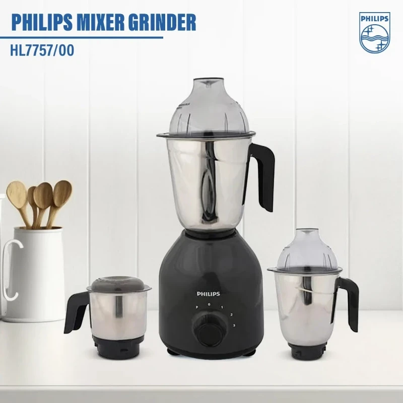 Philips HL7757/00 Mixer Grinder 750W (3 Jars )