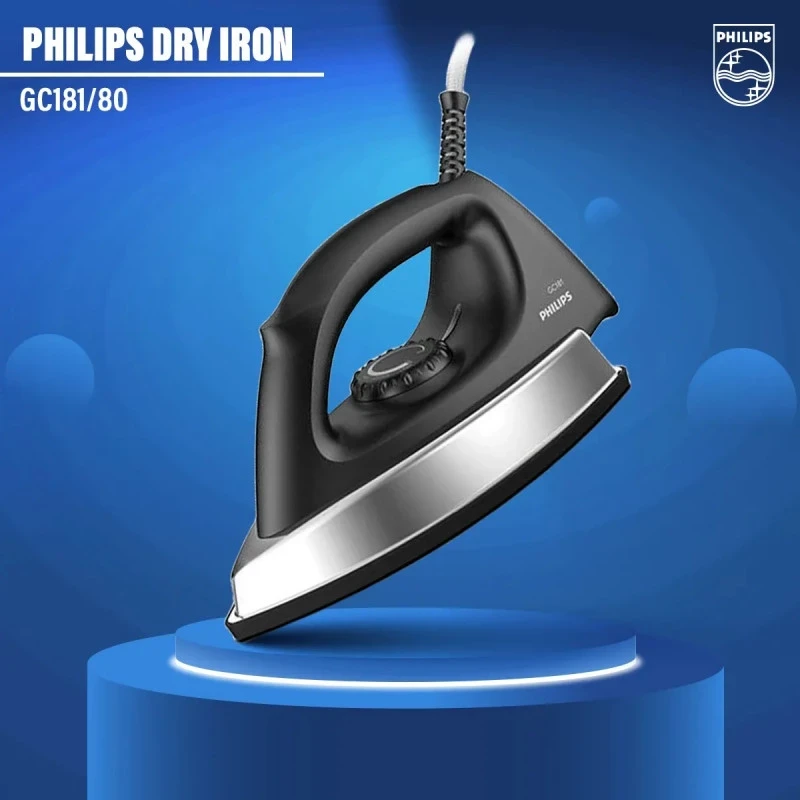 Philips Dry Iron GC18180- 1000 watt Heavy weight