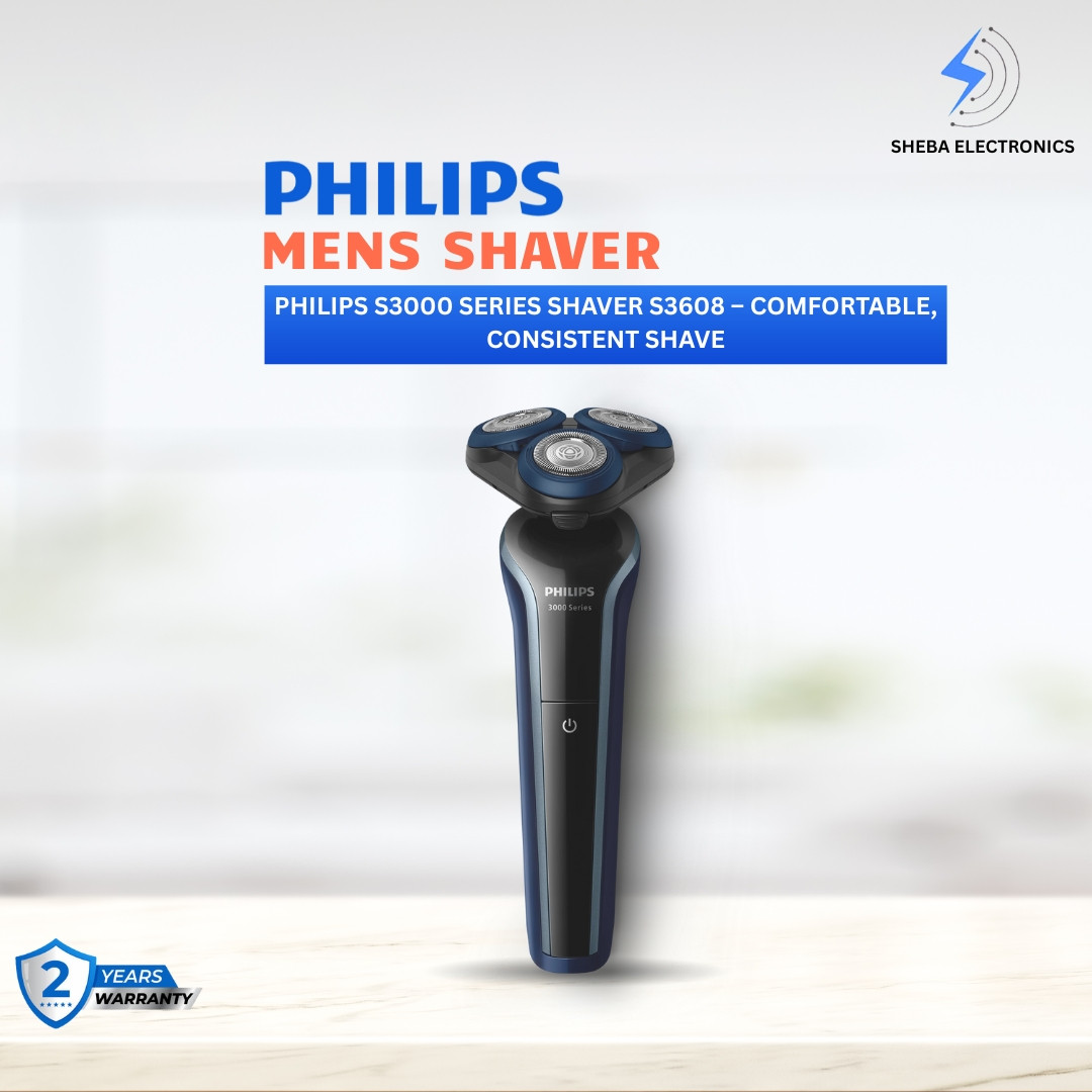 Philips S3000 Series Shaver S3608 – Comfortable, Consistent Shave