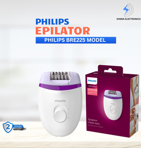 Philips Satinelle Essential Epilator BRE225/00 – Smooth Skin for Weeks
