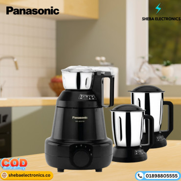 PANASONIC  MX-GE3750 Black 1200Watts Value Series Mixer Grinder – 3 Jars