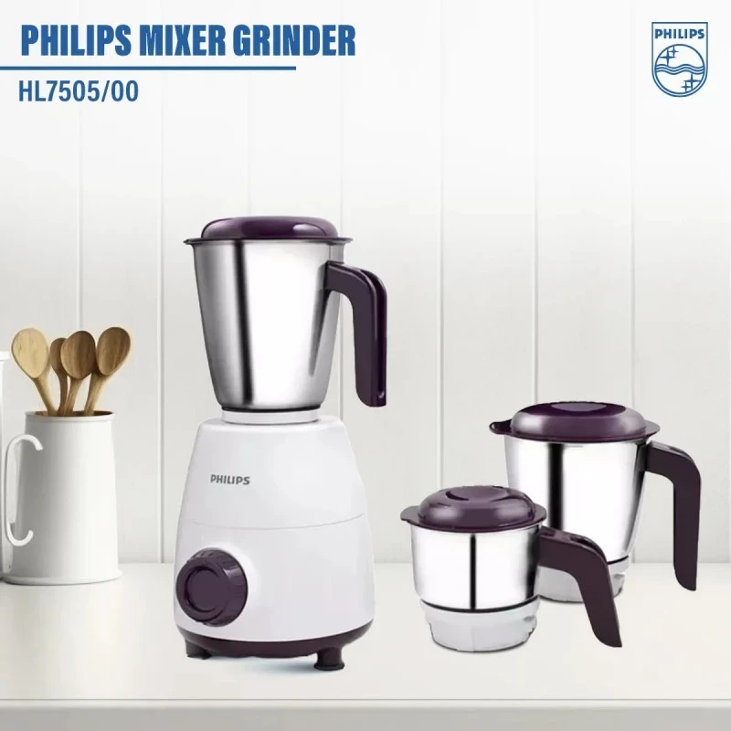 Philips Mixer Grinder HL7505/00 500 Watt (3 Jar)