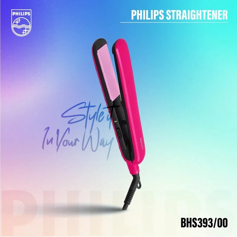 PHILIPS BHS393/00 Straightener with SilkProtect Technology Straighten, curl, suitable for all hair types.