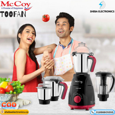 Mc Coy Toofan 1200W Mixer Grinder 4 jars