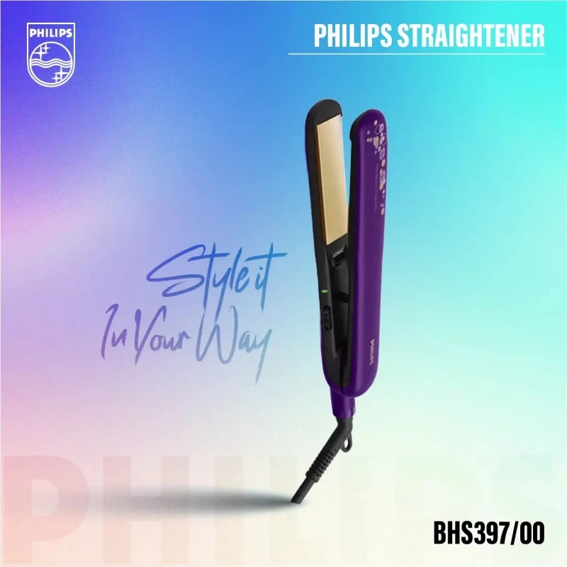 Philips BHS397/00 Hair Straightener 3000 Series (Black)